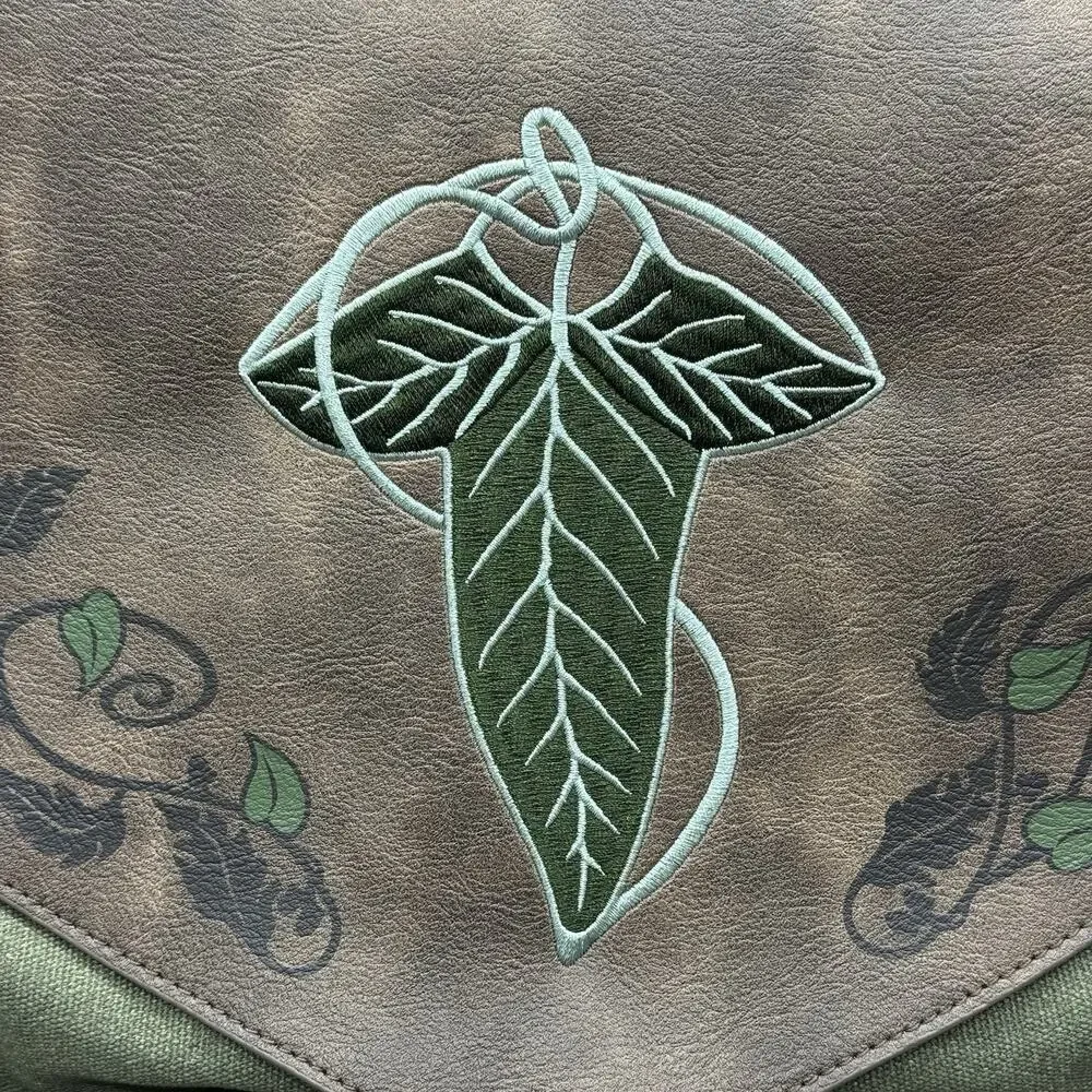 The Lord Of The Rings Leaf Of Lórien Slouch Backpack NEW
